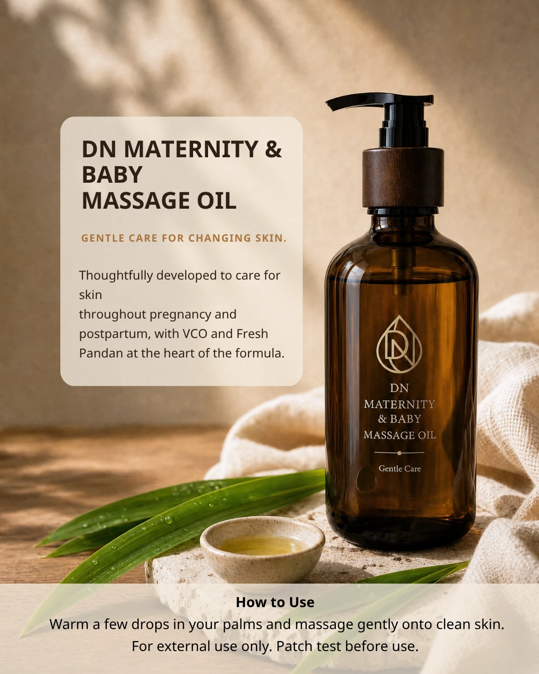 Cocunut Body Lotion Massage